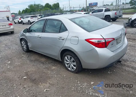 2014 Toyota Corolla Le from USA, damaged, VIN 5YFBURHE6EP148474